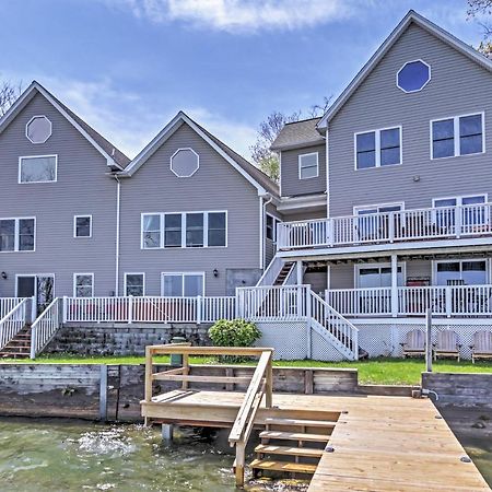 Waterfront Seneca Lake House Fire Pit And Boat Dock Geneva Esterno foto